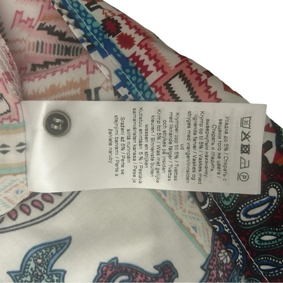 Cream Blouse size 36  (M) excellent condition! Scandi Boho at its finest - Picture 3 of 7